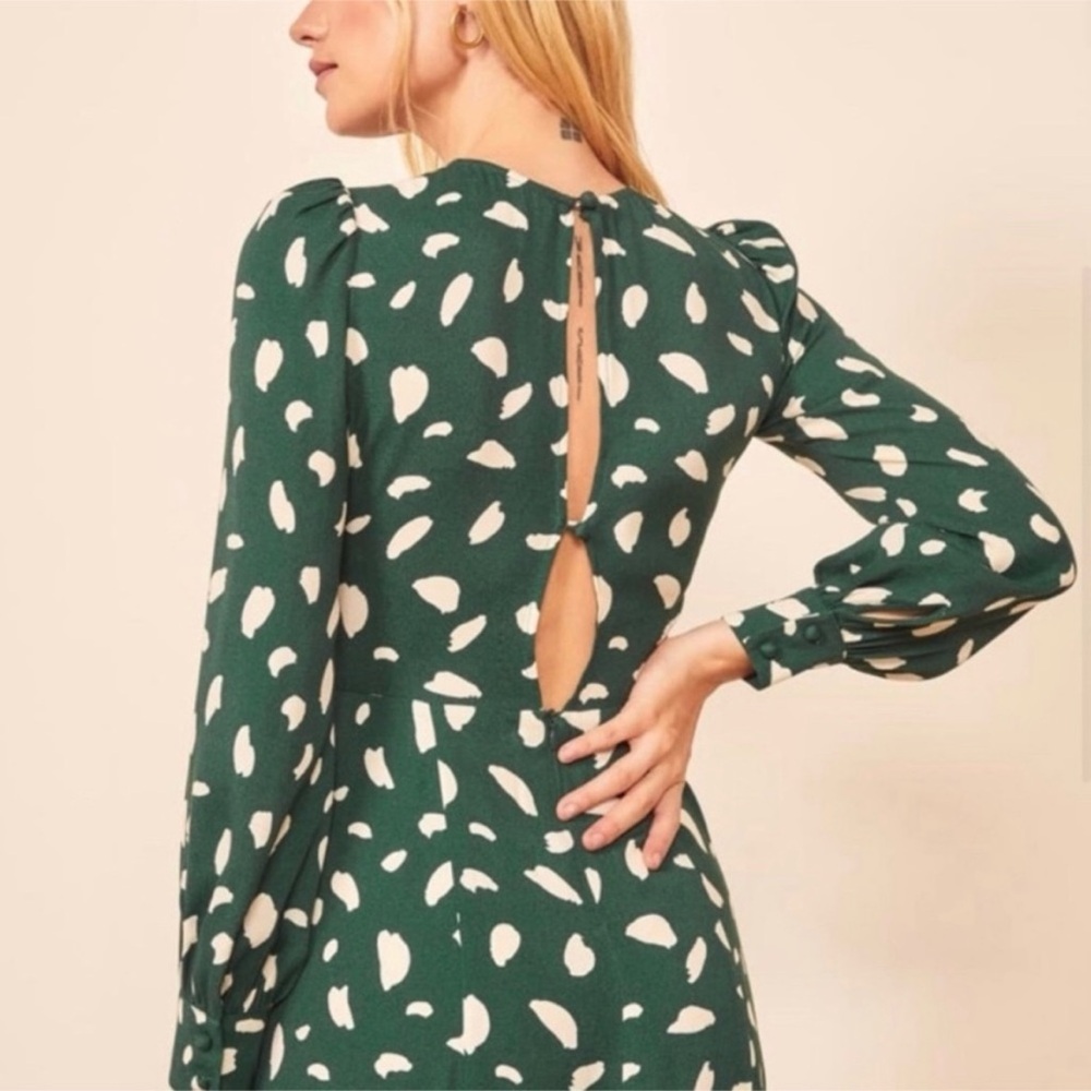 Reformation Long Sleeve Midi Creed Dress - Picture 2 of 11